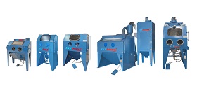 Sand blast cabinets